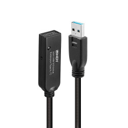 CABLURI USB pt. PC, imprimante - Lindy 10m USB 3.0 Act. Ext. A to C "LY-43376" (timbru verde 0.08 lei)