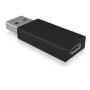 ADAPTOARE, Carduri PC - Icy Box, pt smartphone USB 3.2 Type-A Gen 2 la USB Type-C, Viteza: 10Gbit/s, plastic, negru, "IB-CB015" 