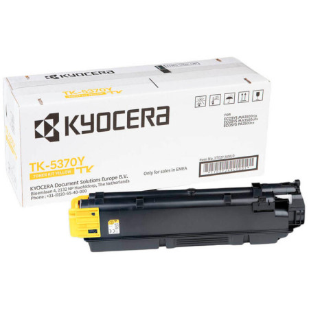 Toner Original Kyocera Yellow,TK-5370Y, pentru ECOSYS PA3500cx|MA3500cix|MA3500cifx, 5K, incl.TV 1.2 RON, "TK-5370Y"