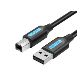 Cablu USB pt. imprimanta Vention, USB 2.0 (T) la USB 2.0 tip B (T), 1m , invelis PVC, negru, "COQBF" (timbru verde 0.18 lei) - 6