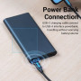 Adaptor USB OTG Vention, USB 2.0 (T) la USB Type-C (M),  rata transfer 480 Mbps, invelis PVC, negru, "CDWB0" (timbru verde 0.03 