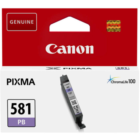 Cartus Cerneala Original Canon Photo Blue, CLI-581PB, pentru TS6150|TS8150|TS9150|TR7550|TR8550, 1.66K, (timbru verde 1.2 lei)"2