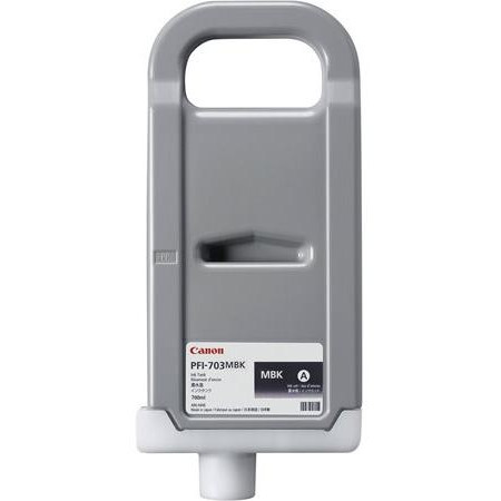 Cartus Cerneala Original Canon Matte Black, PFI-703MBK, pentru IPF 810|IPF 815|IPF 820|IPF 825, 700ml, (timbru verde 1.2 lei),NO