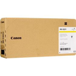Cartus Cerneala Original Canon Yellow, PFI-707Y, pentru IPF 810|IPF 815|IPF 820|IPF 825, 700ml, (timbru verde 1.2 lei),NOPP, "98