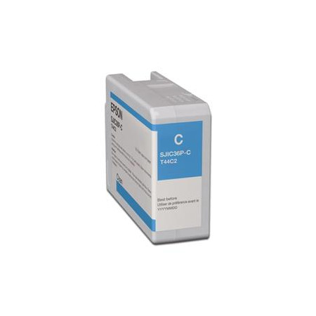 Cartus Cerneala Original Epson Cyan, T44C240, pentru CW-C6500|C6000, ,  (timbru verde 1.2 lei),  "C13T44C240"