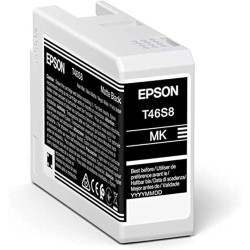 Cartus Cerneala Original Epson Matte Black, T46S8, pentru UltraChrome Pro 10, 25ml,  (timbru verde 1.2 lei),  "C13T46S800"(RAPO)