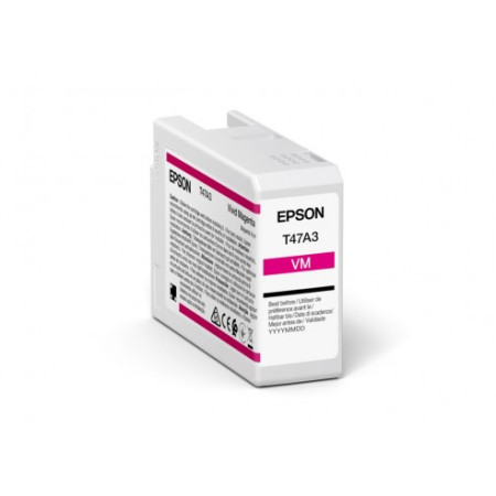 Cartus Cerneala Original Epson Magenta, T47A3, pentru UltraChrome Pro 10, 50ml,  (timbru verde 1.2 lei),  "C13T47A300"