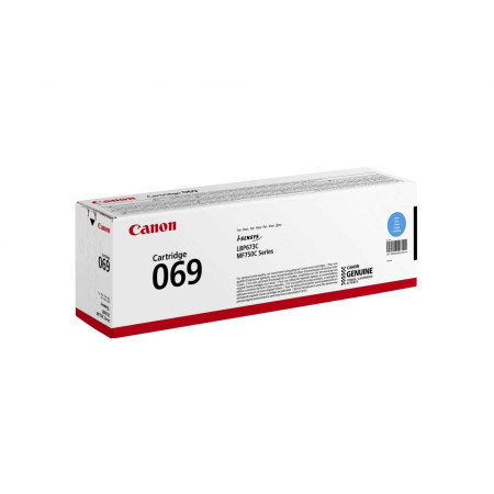 Toner Original Canon Cyan, CRG-069C, pentru LBP 673|MF 752|MF 754, 1.9K, (timbru verde 1.2 lei)"5093C002AA"