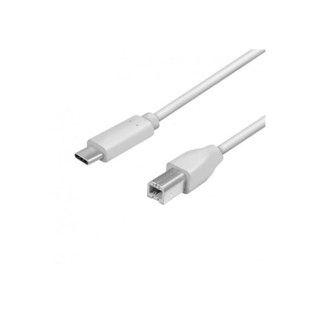 CABLU USB LOGILINK pt. imprimanta, USB 2.0 Type-C (T) la USB 2.0 Type-B (T), 1m, 2 x ecranare, conectori auriti, gri, "CU0160" (