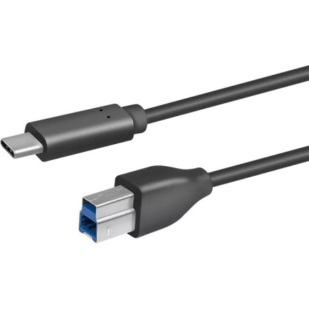 CABLU USB LOGILINK pt. imprimanta, USB 3.2 Gen1  Type-C (T) la USB 2.0 Type-B (T), 2m, 2 x ecranare, conectori auriti, negru, "C