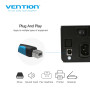Cablu USB imprimanta Vention, USB 2.0 B (T) la USB 2.0 (T), 5m, 480 Mbps, , PVC, negru, "VAS-A16-B500" (timbru verde 0.08 lei) -