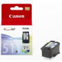 Cartus Cerneala Original Canon Color, CL-511, pentru Pixma IP2700|MP230|MP240|MP250|MP260|MP270|MP280|MP282|MP480|MP490|MP495|MX