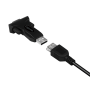 ADAPTOR USB LOGILINK, USB 2.0 (T) la Serial DB9M (9-pin)(RS232)(T), negru, "AU0002F" (include TV 0.06 lei)