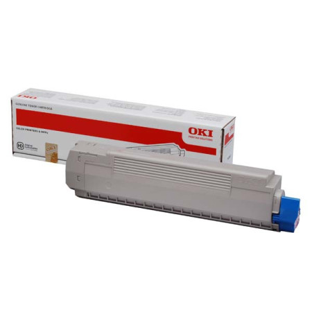 OKI original toner 44059255, cyan, 10000str.