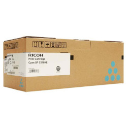 Ricoh original toner 406480, 407637, cyan, 6000str.