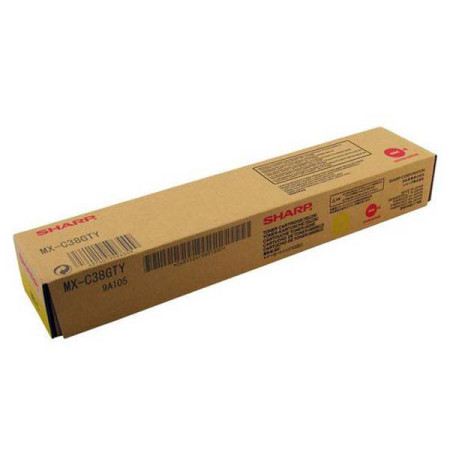Sharp original toner MX-C38GTY, yellow, 10000str.