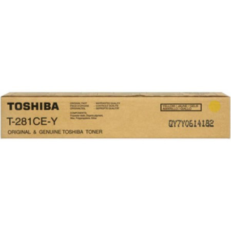 Toshiba original toner T281CEY, 6AK00000107, yellow, 10000str.