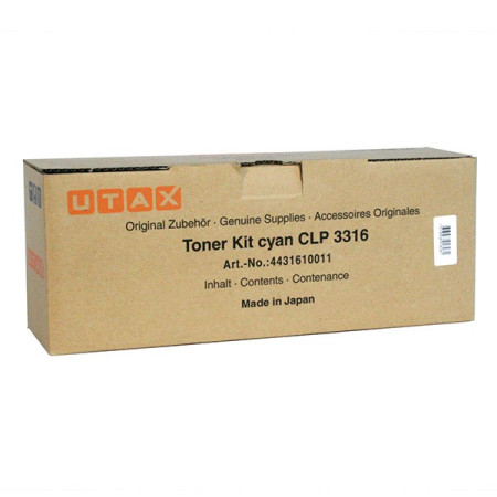 Utax original toner 4431610011, cyan, 4000str.