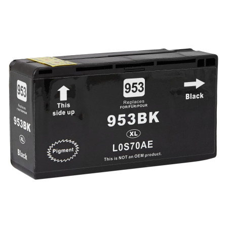 Cap de imprimanta pentru HP | L0S70AE / 953XL | rem. | negru | 50 ml | bulk