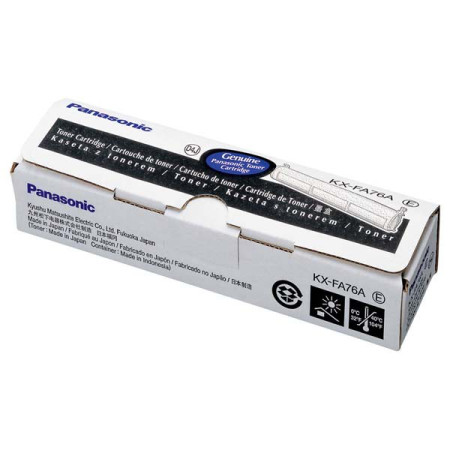 Panasonic original toner KX-FA76E/A, black, 2000str.