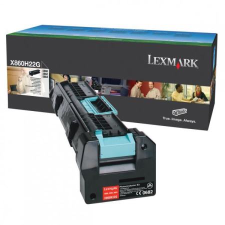 Lexmark original válec X860H22G, black, 48000str.