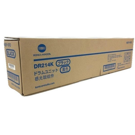 Konica Minolta original válec DR214K, A85Y0RD, black, 80000-105000str.