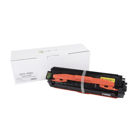 Încărcătură toner compatibilă CLT-Y504S, SU502A, 1800 filelor pentru imprimante Samsung (Orink white box)