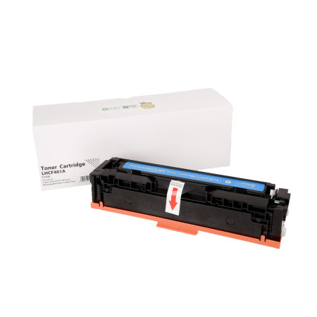 Încărcătură toner compatibilă CF401A, 201A, 1400 filelor pentru imprimante HP (Orink white box)