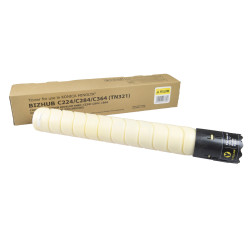 Încărcătură toner compatibilă A33K250, TN321Y/TN322Y, 25000 filelor pentru imprimante Konica Minolta