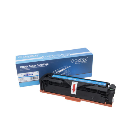 Încărcătură toner compatibilă CF401A, 201A, 1400 filelor pentru imprimante HP (Orink box)