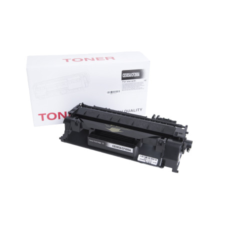 Încărcătură toner compatibilă CE505A, 05A, CF280A, 80A, 3479B002, CRG719, 2300 filelor pentru imprimante HP