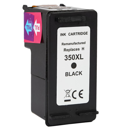Cap de imprimanta pentru HP | CB336EE | rem. | negru | 28 ml | bulk