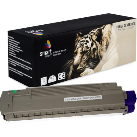 Toner pentru OKI 43487709 | Å¼Ã³Å‚ty | wydajnoÅ›Ä‡ 6000 str.