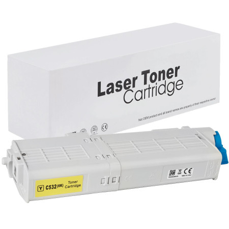 Toner pentru Oki | 46490605 | galben | 6000 pag. | neutral box
