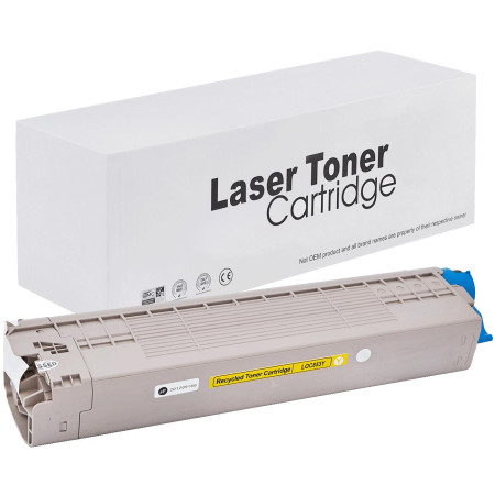 Toner pentru Oki | 45862837 | rem. | galben | 7300 pag. | neutral box