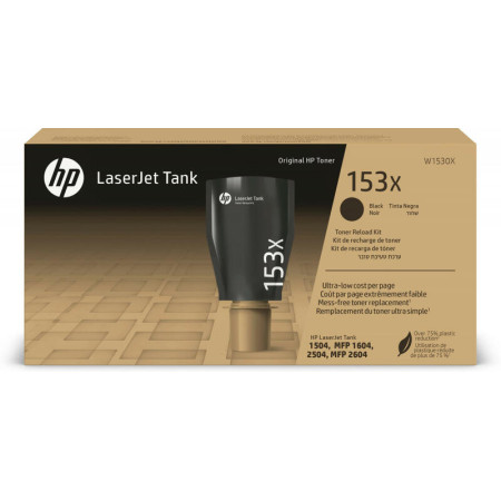 Toner Original HP Black, nr.153X, pentru LaserJet Tank 2504dw|LaserJet Tank MFP 2604sdw, 5k, incl.TV 1.2incl.TV "W1530X"