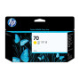 Cartus Cerneala Original HP Yellow, nr.70, pentru Design Jet Z3100|2100|3200|5200|75400, 130ml, incl.TV 1.2incl.TV "C9454A"
