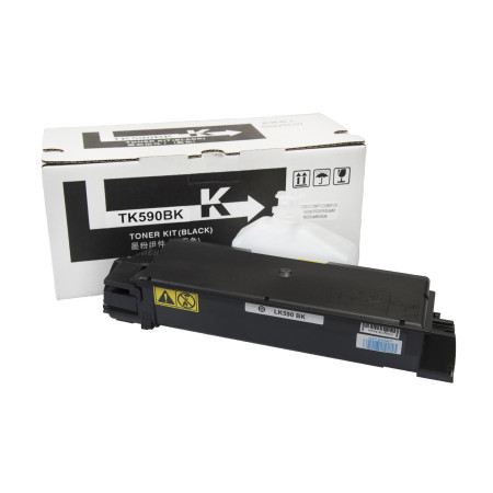 Încărcătură toner compatibilă 1T02KV0NL0, TK590BK, 7000 filelor pentru imprimante Kyocera (Orink white box)