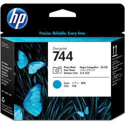 Cap Printare Original HP Black&Cyan, nr.744, pentru DesignJet Z2600|Z5600, , incl.TV 1.2incl.TV "F9J86A"