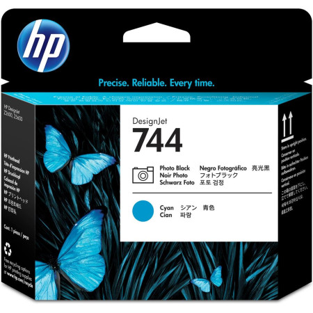 Cap Printare Original HP Black&Cyan, nr.744, pentru DesignJet Z2600|Z5600, , incl.TV 1.2incl.TV "F9J86A"