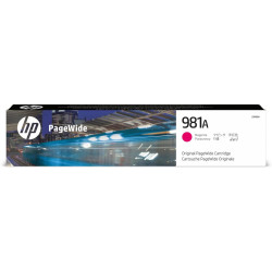 Cartus Cerneala Original HP Magenta, nr.981A, pentru PageWide 556dn|556xh|E55650dn|MFP 586z|586dn|586f|E58650z|E58650dn, 6k, inc