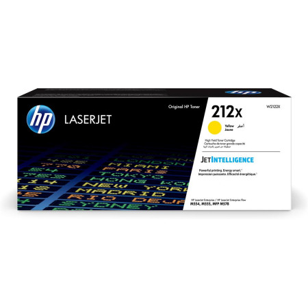 Toner Original HP Yellow, nr.212X, pentru Laser Jet M555x|M554dn|M555dn|MFP M578c|M578z|M578f, 10k, incl.TV 1.2incl.TV "W2122X"