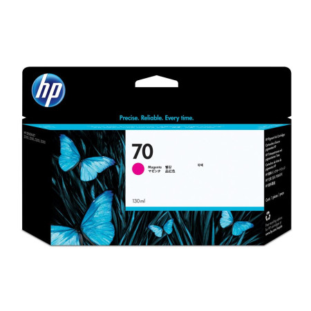 Cartus Cerneala Original HP Magenta, nr.70, pentru Design Jet Z3100|2100|3100ps|3200|3200ps|5200|5400, 130ml, incl.TV 1.2incl.TV