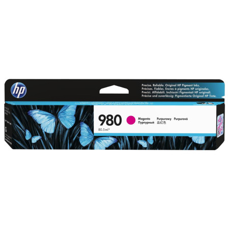 Cartus Cerneala Original HP Magenta, nr.980, pentru Office Jet X555dn|555xh|585dn|585f|585z, 6.6k, incl.TV 1.2incl.TV "D8J08A"