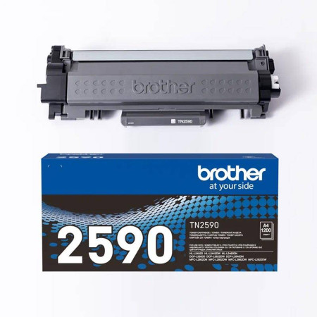 Toner Original Brother Black, TN2590, pentru HL L2402|L2622|L2802|L2442|L2460|L2640|L2862 Cu CHIP, 1.5K, incl.TV 1.2 RON, "TN259