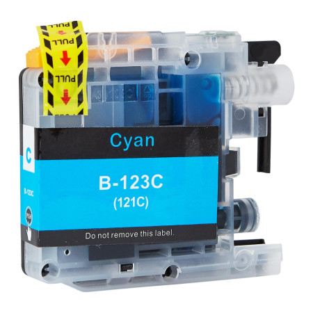 Cartus pentru Brother | LC123C | cyan | 10 ml | bulk