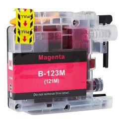 Cartus pentru Brother | LC123M | magenta | 10 ml | bulk