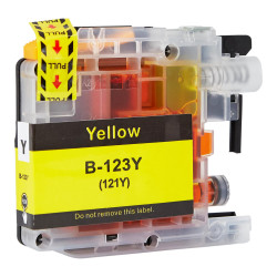 Cartus pentru Brother | LC123Y | galben | 10 ml | bulk