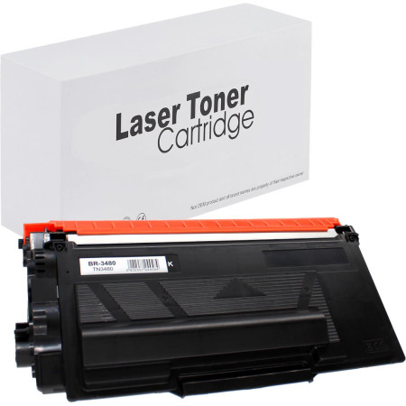 Toner pentru Brother | TN3480 | negru | 8000 pag. | neutral box