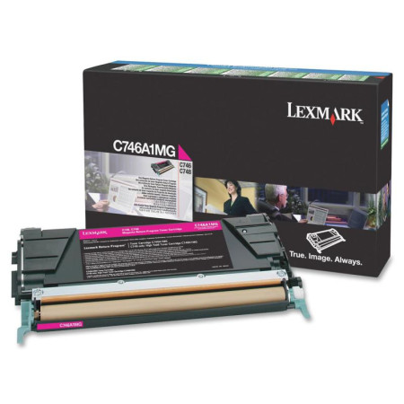 Toner Original Lexmark Magenta, C746A1MG, pentru C746|C748, 8K, (timbru verde 1.2 lei) , "C746A1MG"